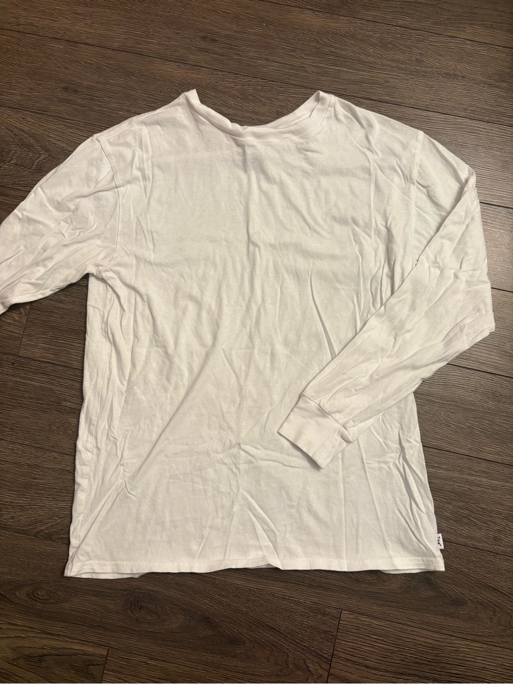 Aritzia Basic White Cotton Longsleeve